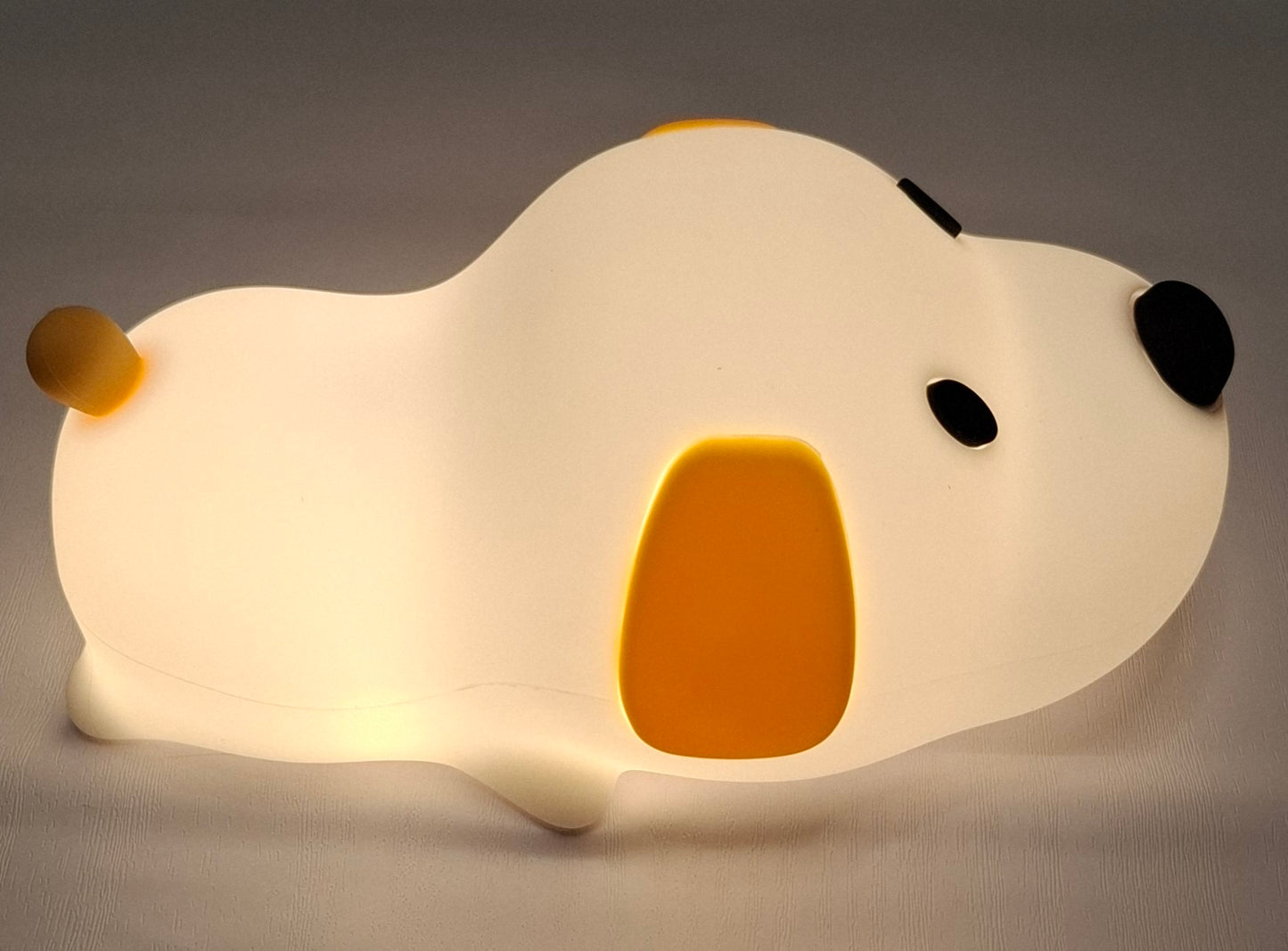 Puppy Lamp Silicone Dog LED Night Lights Touch Sensor Colors USB Rechargeable Bedside Mood Light for Children Baby Toy Gift
