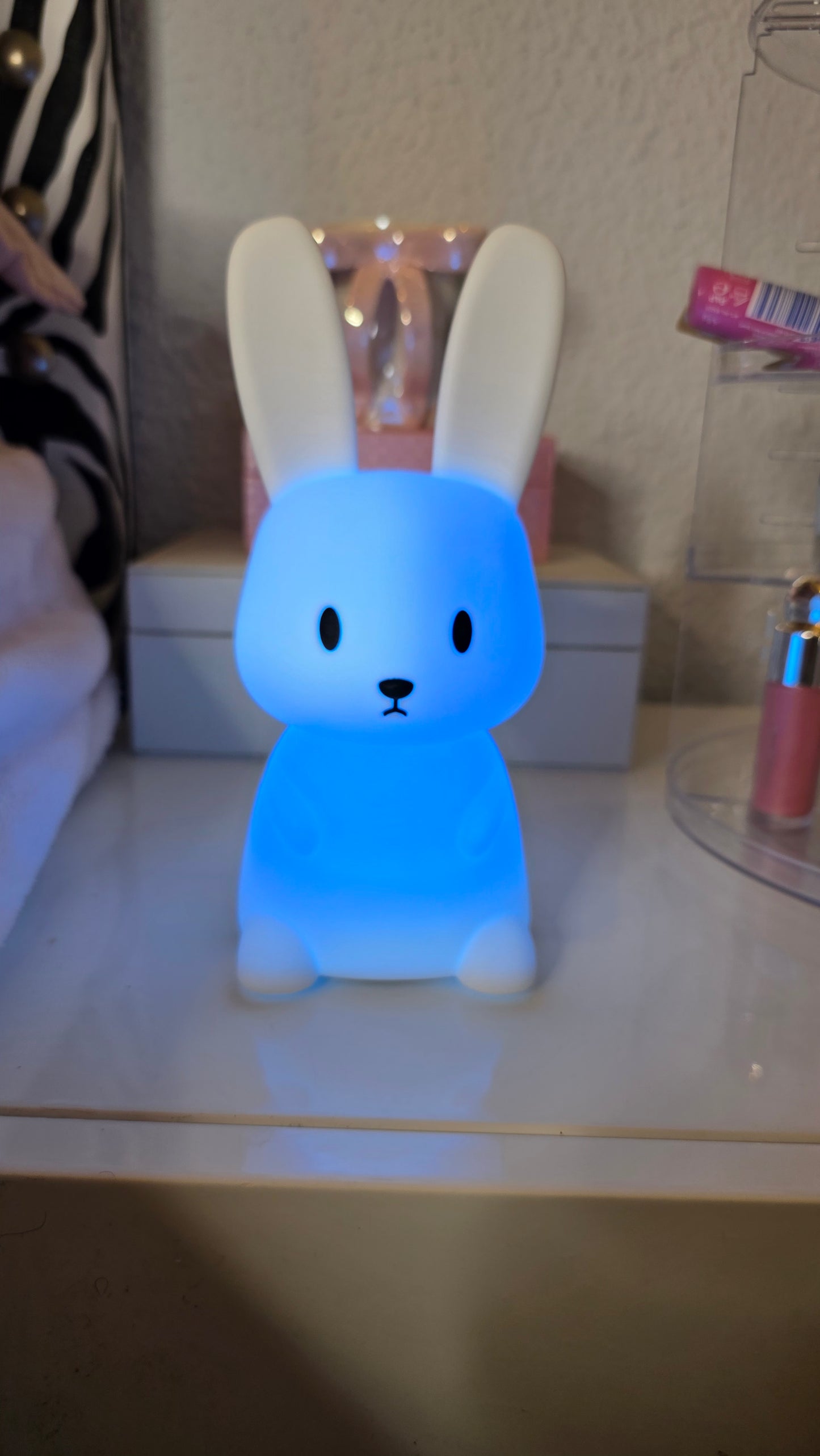 LED Night light Silicone Rabbit Touch Sensor lamp Cute Animal Light Bedroom Decor Gift for Kid Baby Child Table Lamp Home Decor