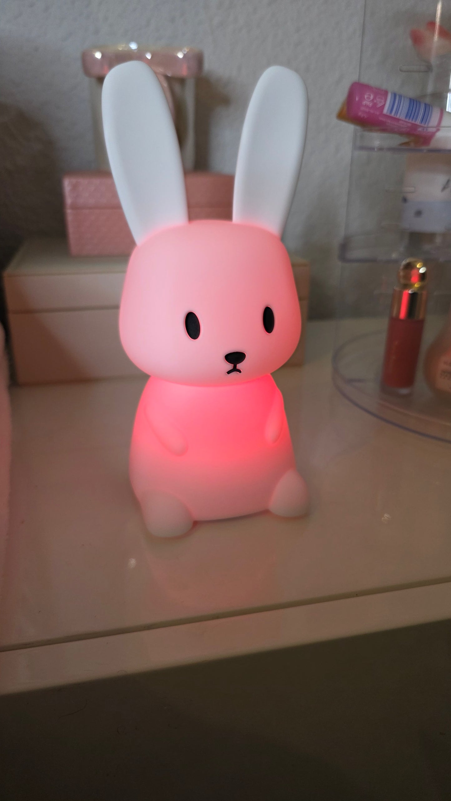 LED Night light Silicone Rabbit Touch Sensor lamp Cute Animal Light Bedroom Decor Gift for Kid Baby Child Table Lamp Home Decor